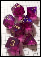 Dice : Dice - Dice Sets - Chessex Borealis Royal Purple w Gold Nums - Ebay Jan 2010